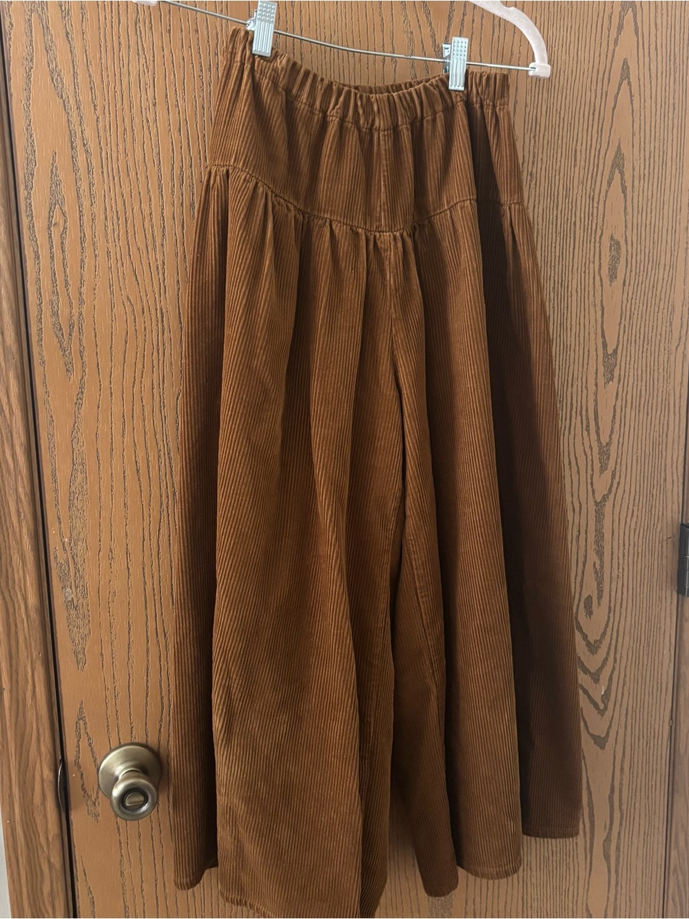 The Simple Folk Women’s Corduroy Culotte Trousers - Brown Size 0 NWOT - Picture 2 of 5
